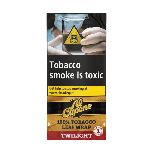 Al Capone Tobacco Leaf Wraps - Twilight — Single Pack (1 Wrap)