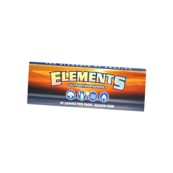 Elements 1¼ Ultra Thin Rice Rolling Papers — Single Pack