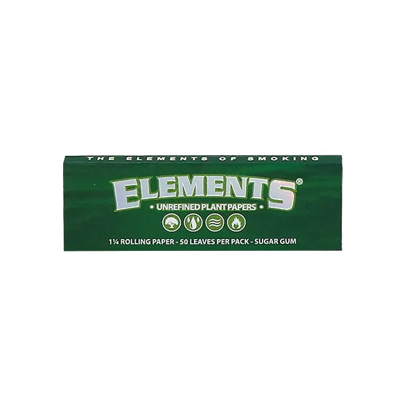 Elements Unrefined Plant 1 ¼ Rolling Papers — Single Pack