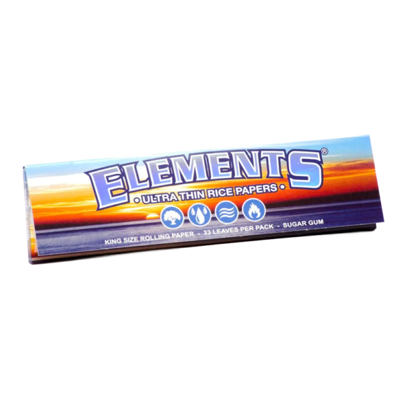 Elements Ultra Thin Rice Rolling Papers — Single Pack