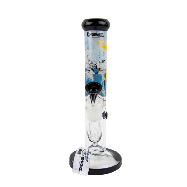 G-Rollz Banksy Glass Bong — Bullet Dove