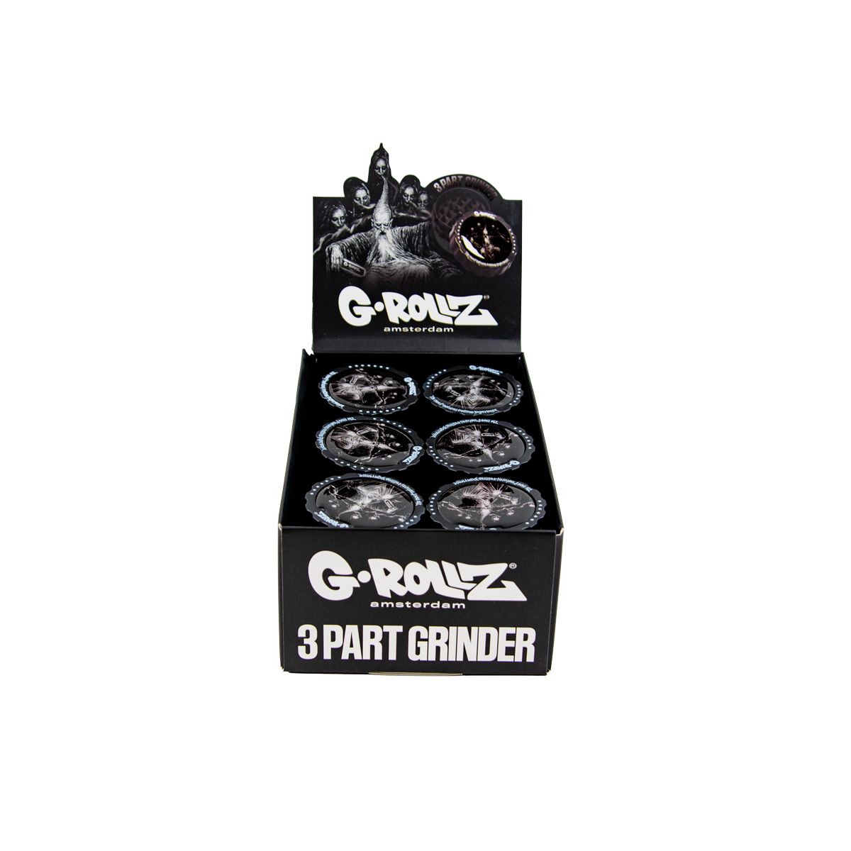 G-Rollz Dark Matter 3 Part Grinder - Image 3