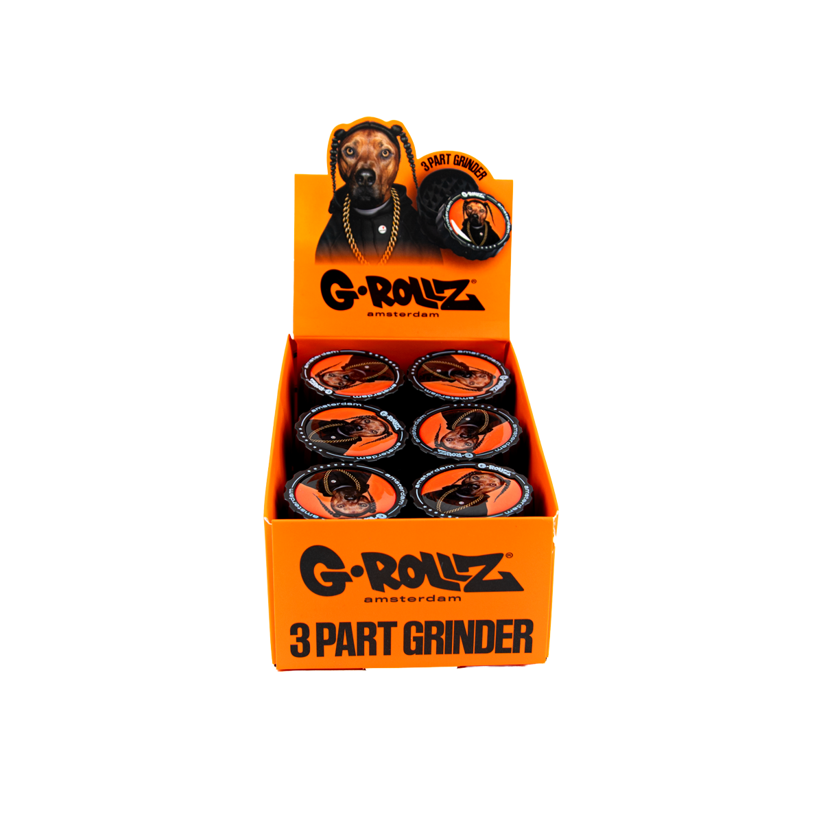 G-Rollz Rap Dog 3 Part Grinders - Image 3