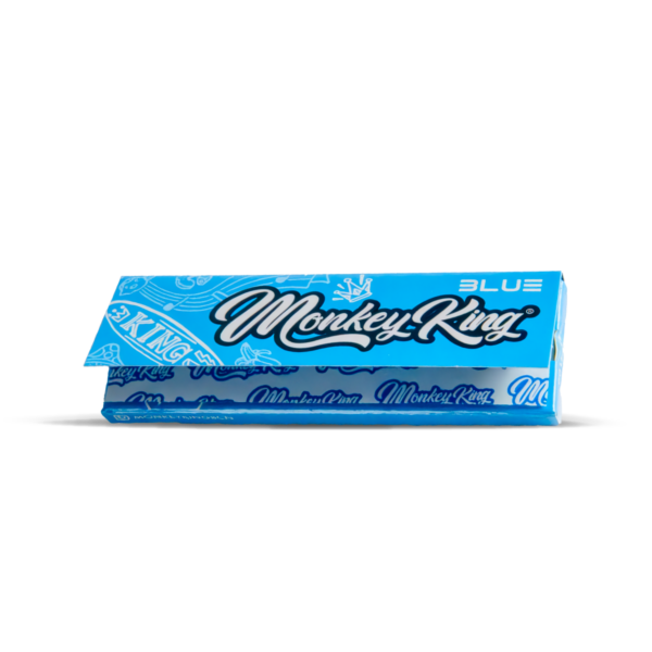 Monkey King Regular Rolling Papers: Blue — Single Pack