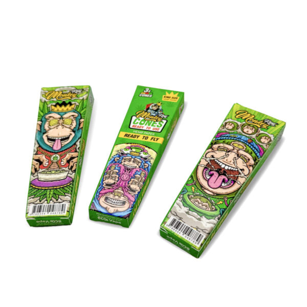 Monkey King Pre-Rolled Cones: Hemp — Single Pack