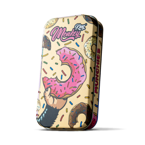 Monkey King Metal Tobacco Tins: Munchies Ed. — Beige