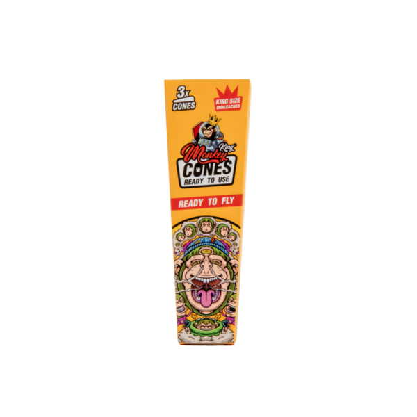 Monkey King Pre-Rolled Cones: Unbleached — Single Pack