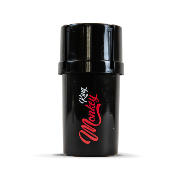 Monkey King Plastic Grinder Storage/Stash Pots — Black