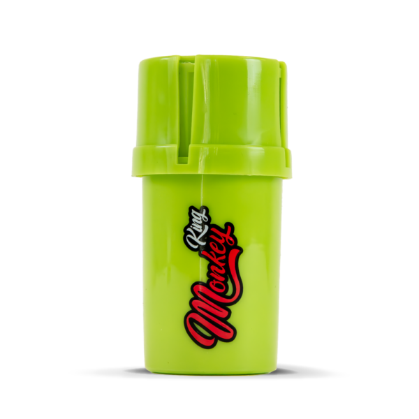 Monkey King Plastic Grinder Storage/Stash Pots — Green