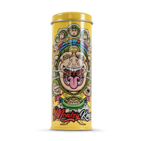 Monkey King Mixed Smoking Gift Set: Round Tin Ed. — Yellow