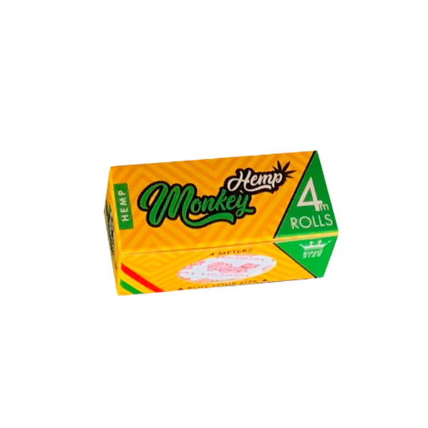 Monkey King King Size Ultra Thin 4m Rolls - Hemp — Single Pack