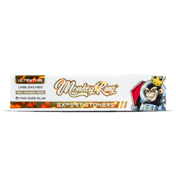 Monkey King Expert Stoners Rolling Papers: Unbleached - King Size Ultra Thin