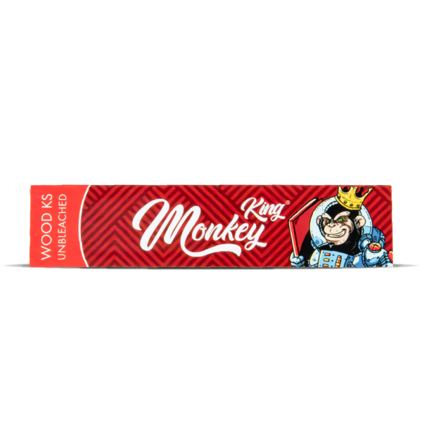 Monkey King Rolling Papers: Unbleached - King Size — Single Pack