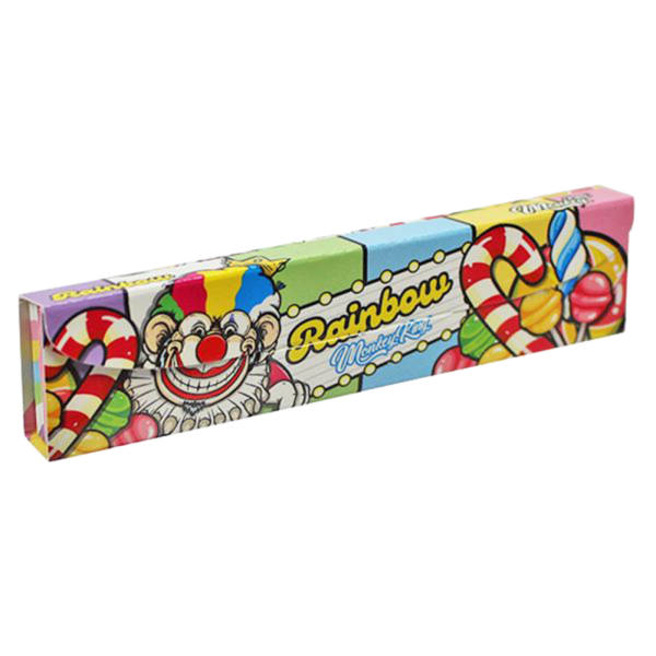 Monkey King Rolling Papers & Tips: Rainbow - King Size