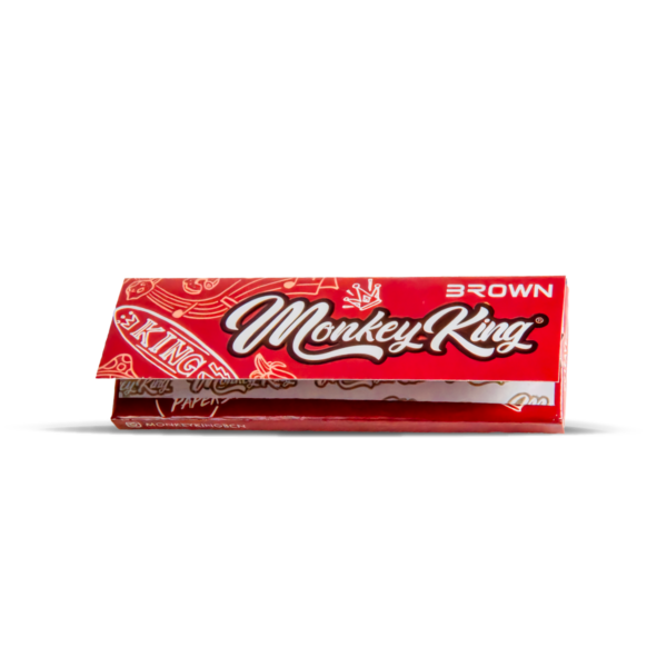 Monkey King Regular Rolling Papers: Brown — Single Pack