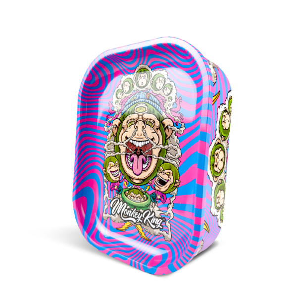 Monkey King Rolling Tray Box — Psychedelic