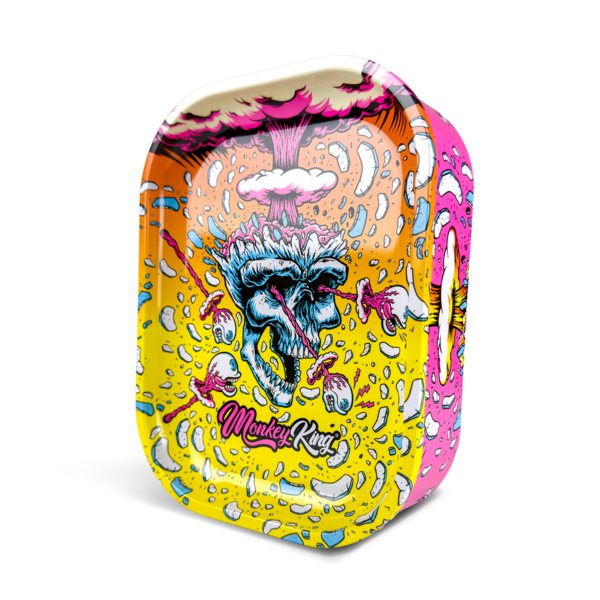Monkey King Rolling Tray Box — Skulls
