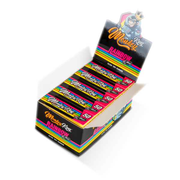 Monkey King Filter Tips: Rainbow — 25pcs Full Box