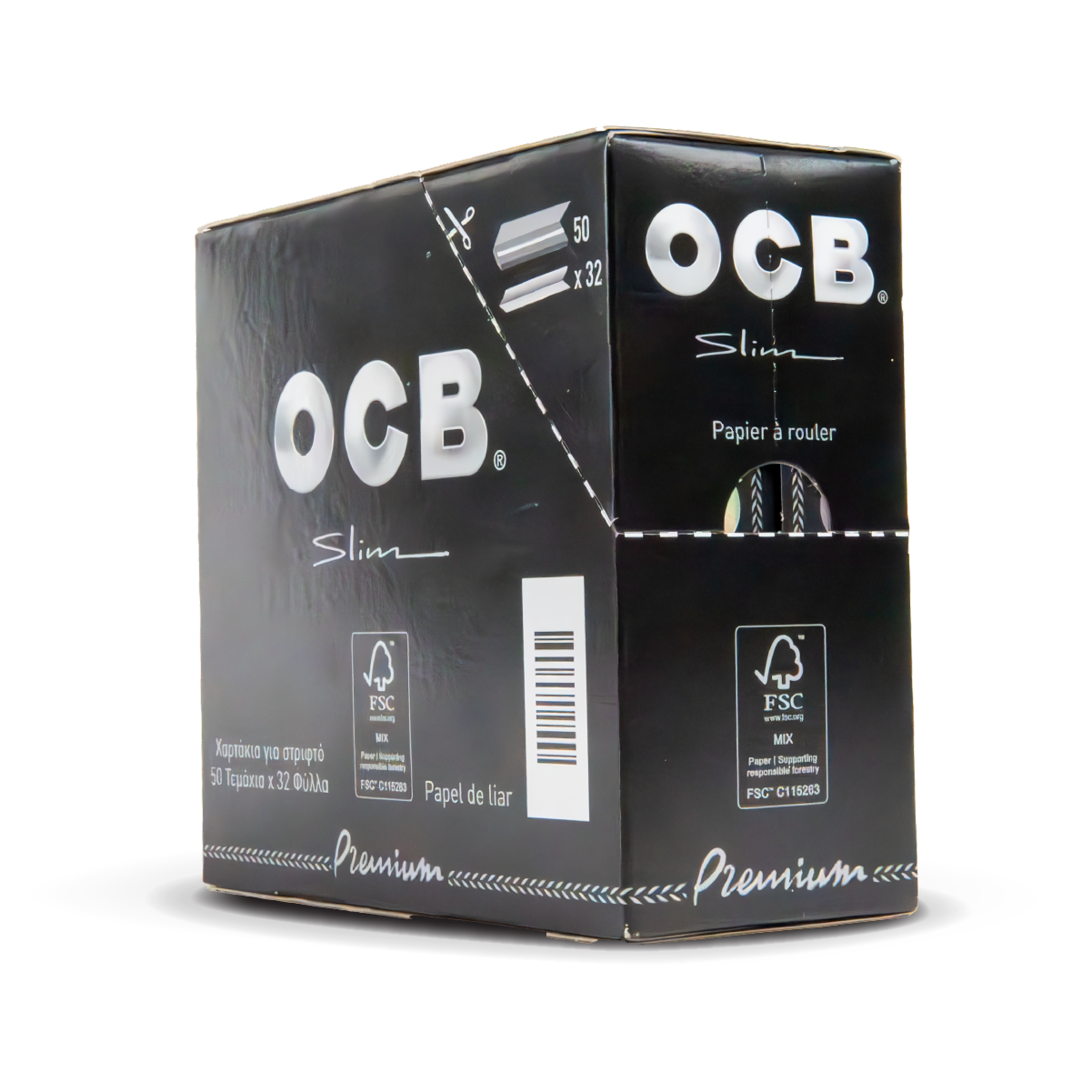 OCB Rolling Papers: Premium - King Size Slim - Image 2
