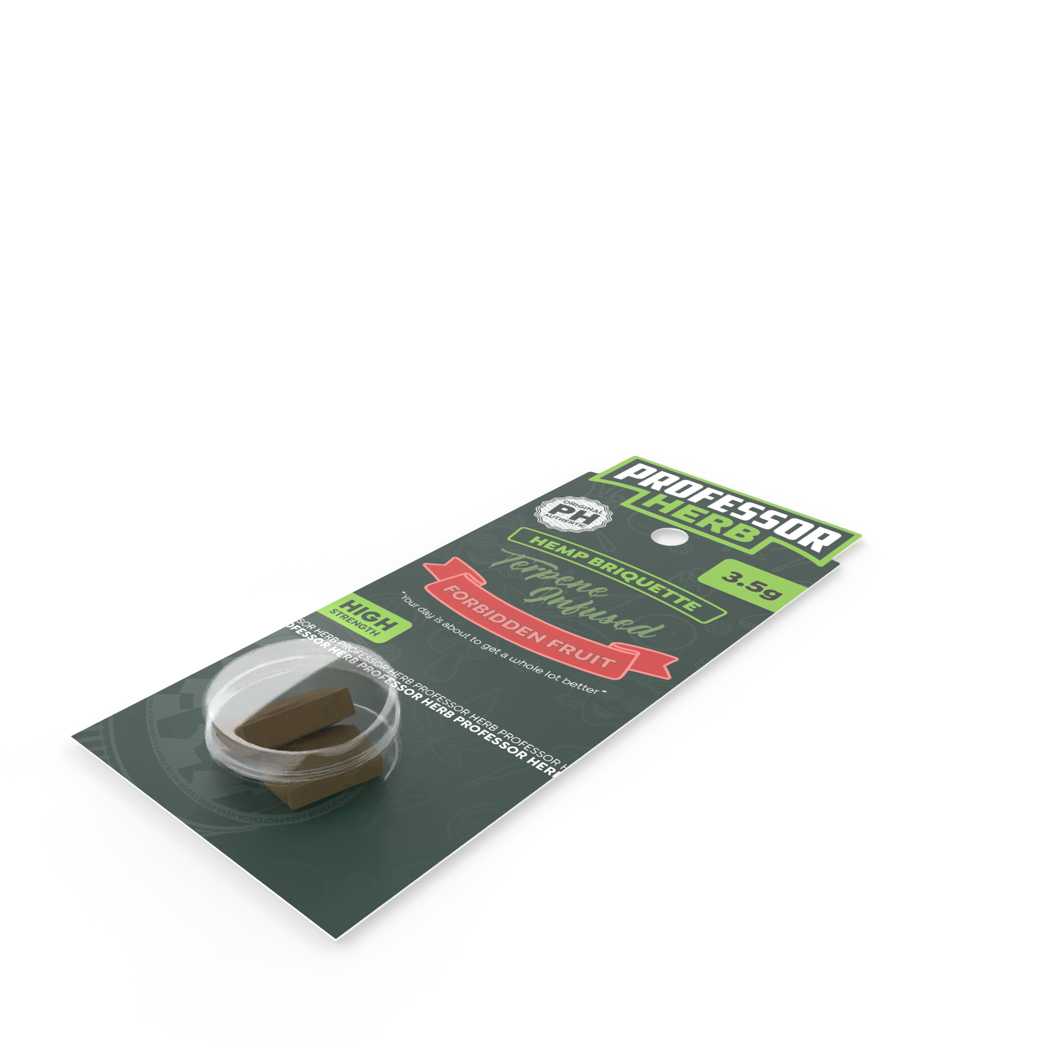 Professor Herb Hemp Briquette Hash (3.5g) - Forbidden Fruit - Image 4