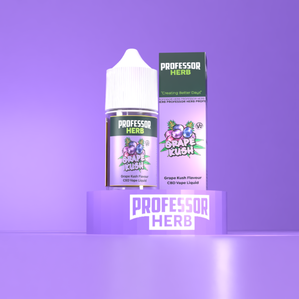 Professor Herb CBD Vape Liquid 1000mg/30ml - Grape Kush V2