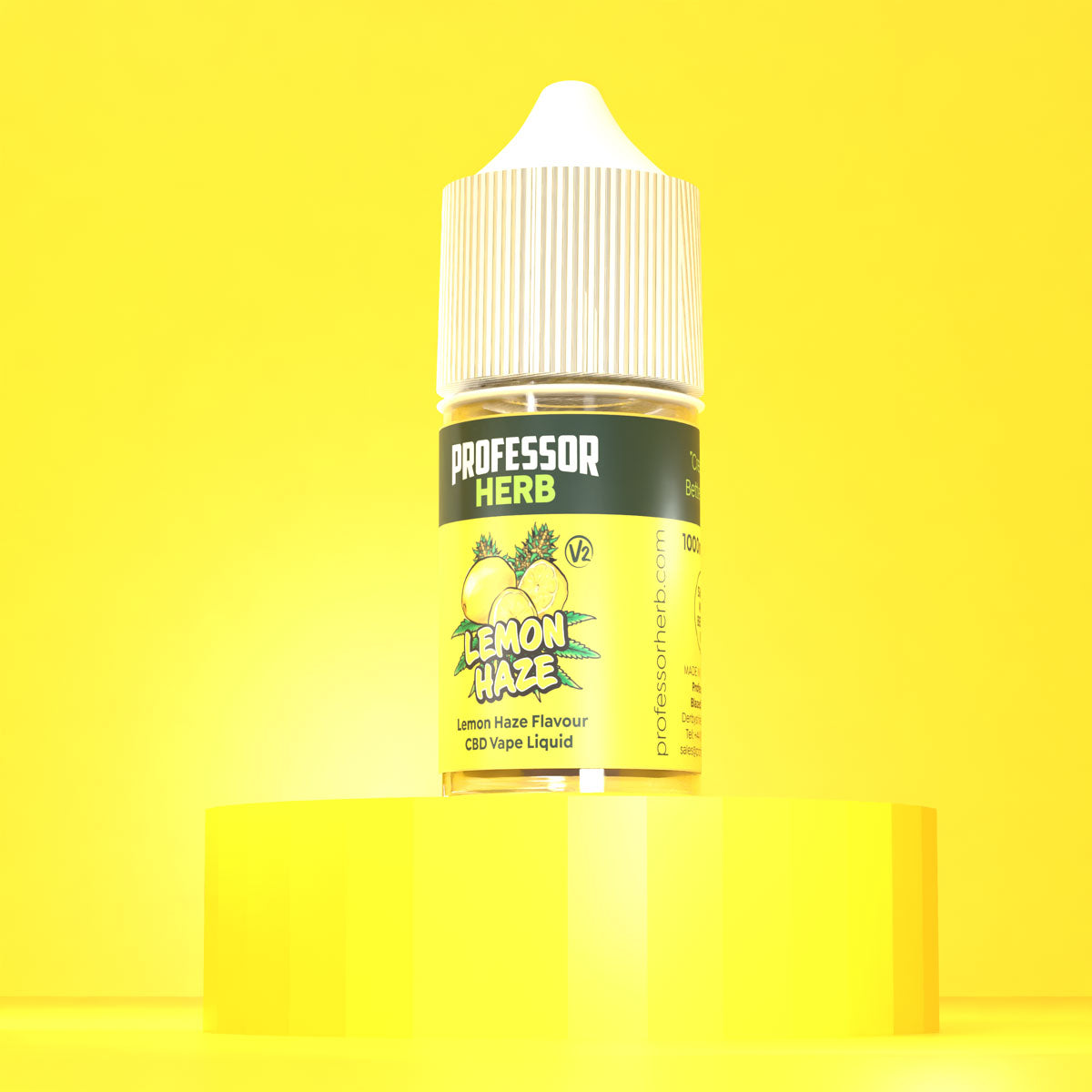 Professor Herb CBD Vape Liquid 1000mg/30ml - Lemon Haze V2 - Image 2