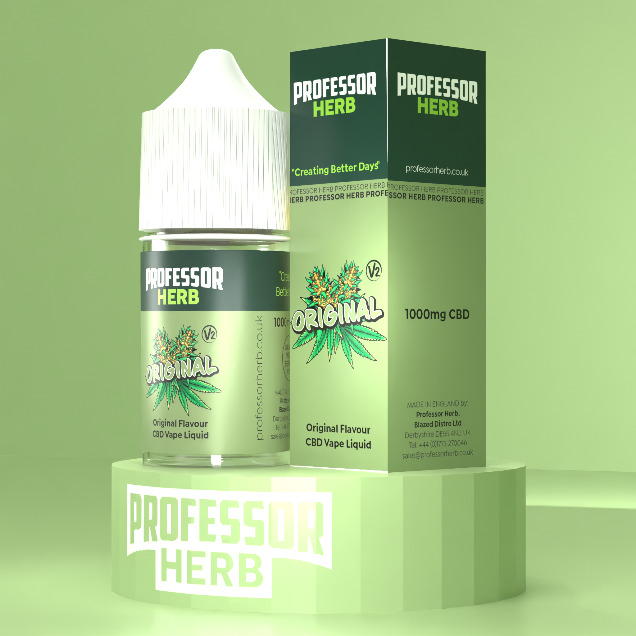 Professor Herb CBD Vape Liquid 1000mg/30ml - Original V2 - Image 6