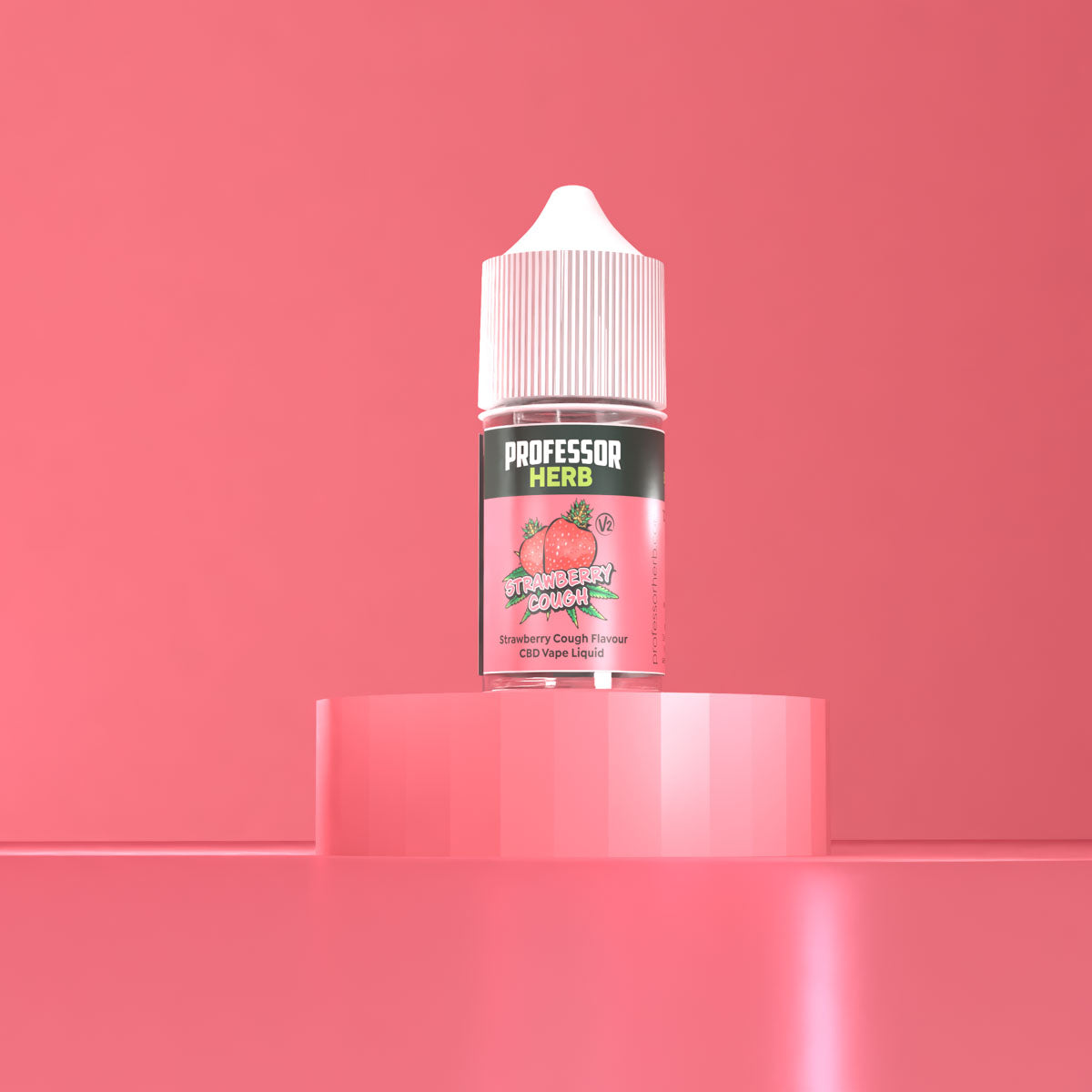 Professor Herb CBD Vape Liquid 1000mg/30ml - Strawberry Cough V2 - Image 4