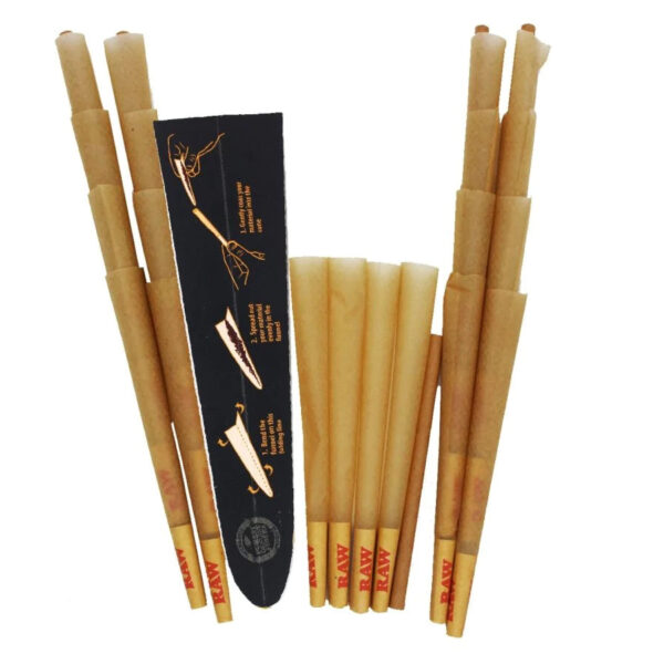 RAW Classic Black King Size Pre Rolled Cones (20 pcs)