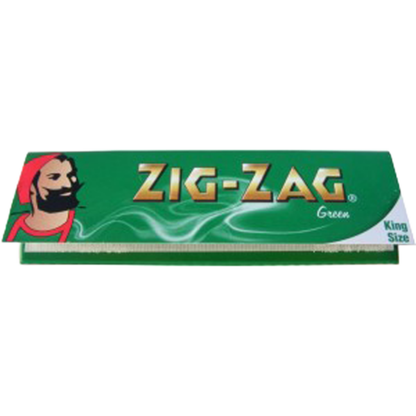 Zig Zag Green Kingsize Papers — Single Pack