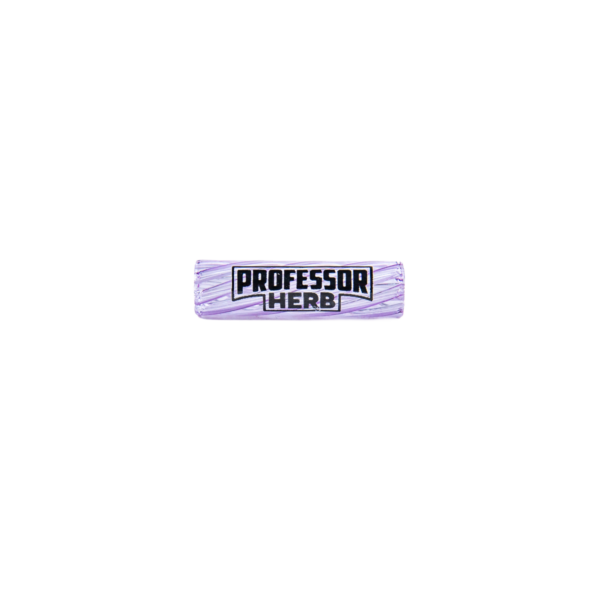 Professor Herb: 8mm Clear Glass Tips — Purple