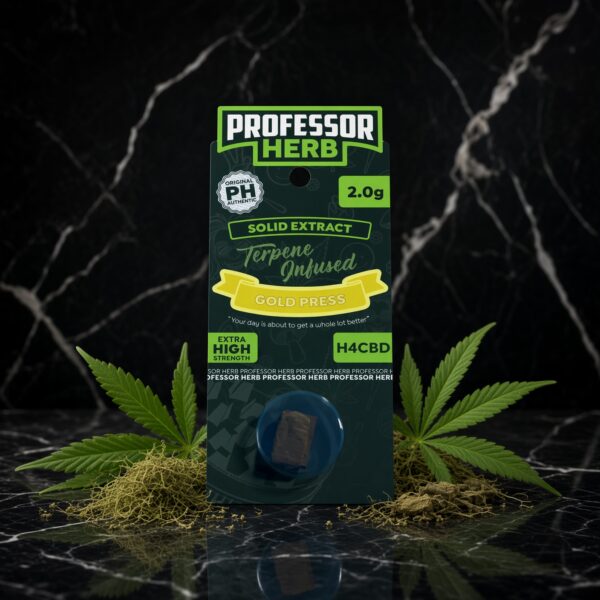 Professor Herb H4CBD Solid Extract 2.0g - Gold Press