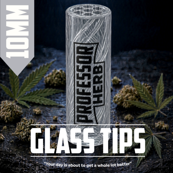 Professor Herb: 10mm Glass Tip — Clear