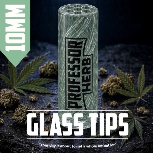 Professor Herb: 10mm Glass Tip — Green