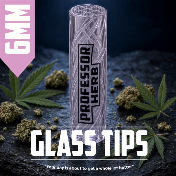 Professor Herb: 6mm Glass Tip — Pink