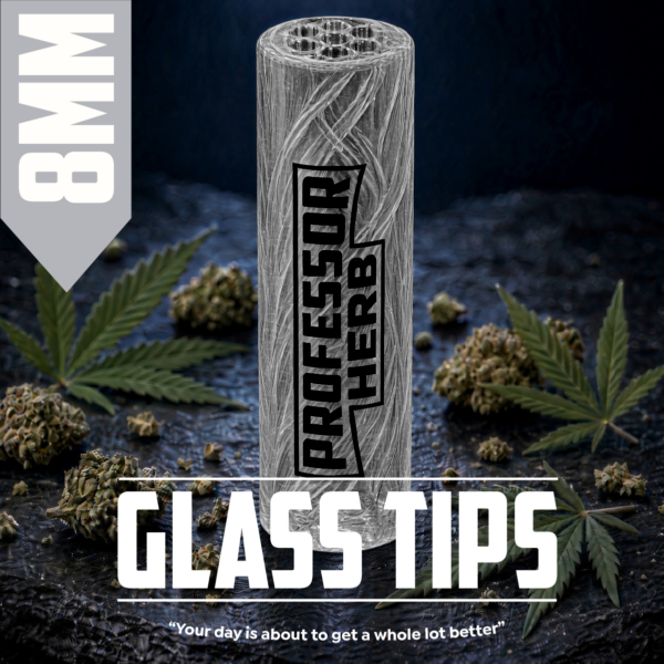 Professor Herb: 8mm Clear Glass Tip