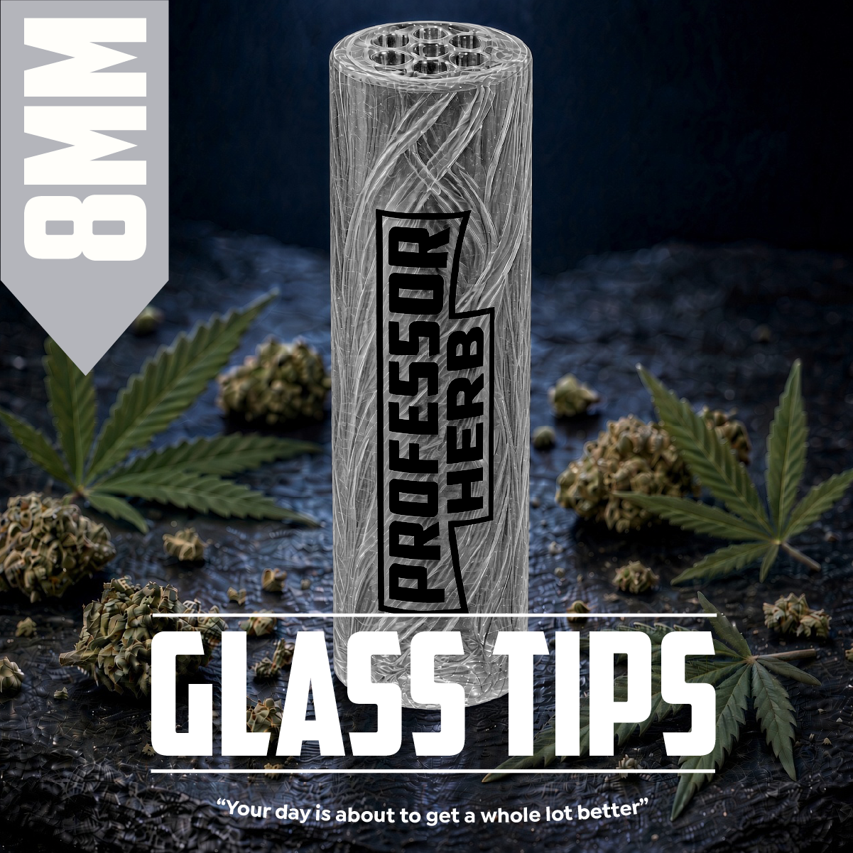 Professor Herb: 8mm Clear Glass Tip - Image 11