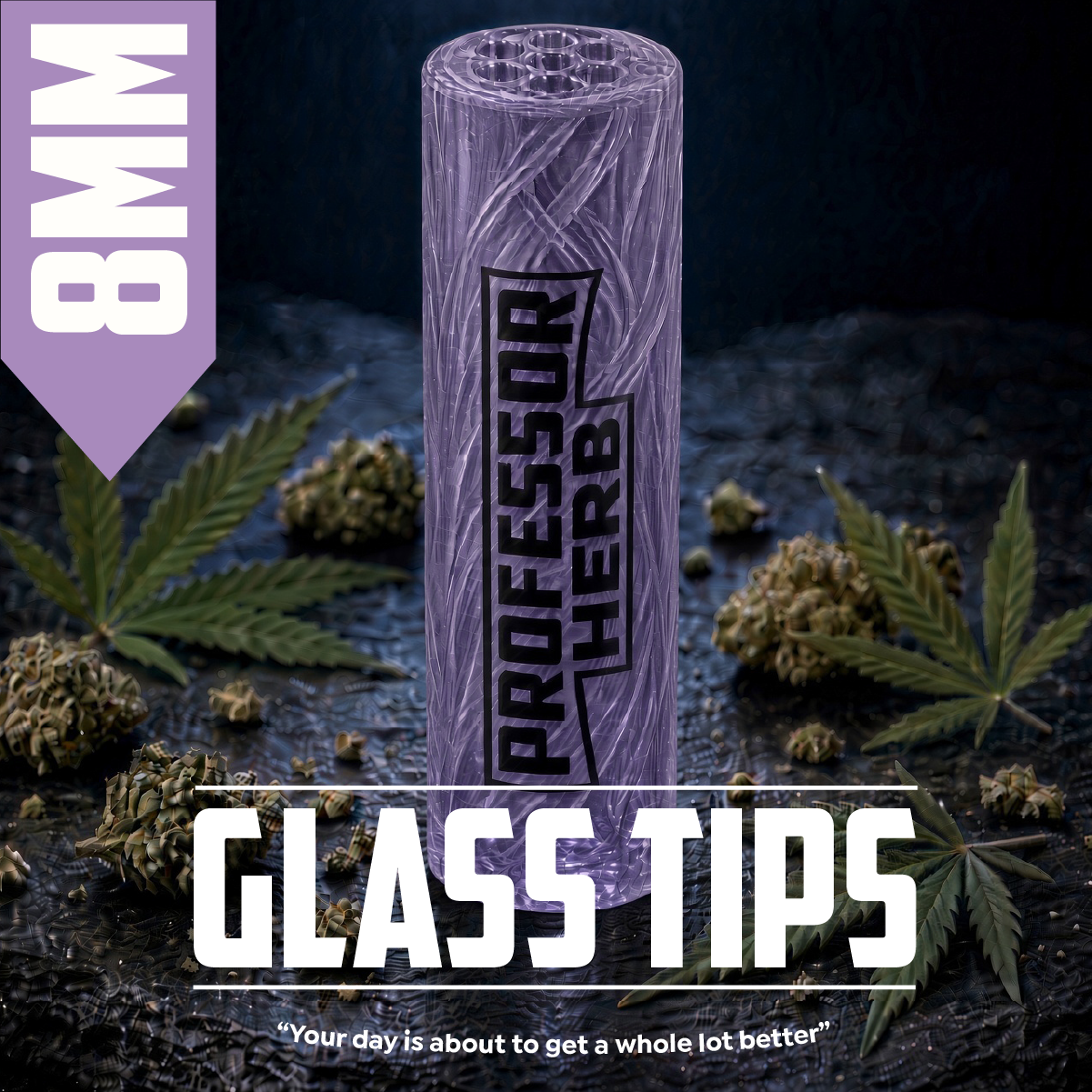 Professor Herb: 8mm Clear Glass Tip - Image 7