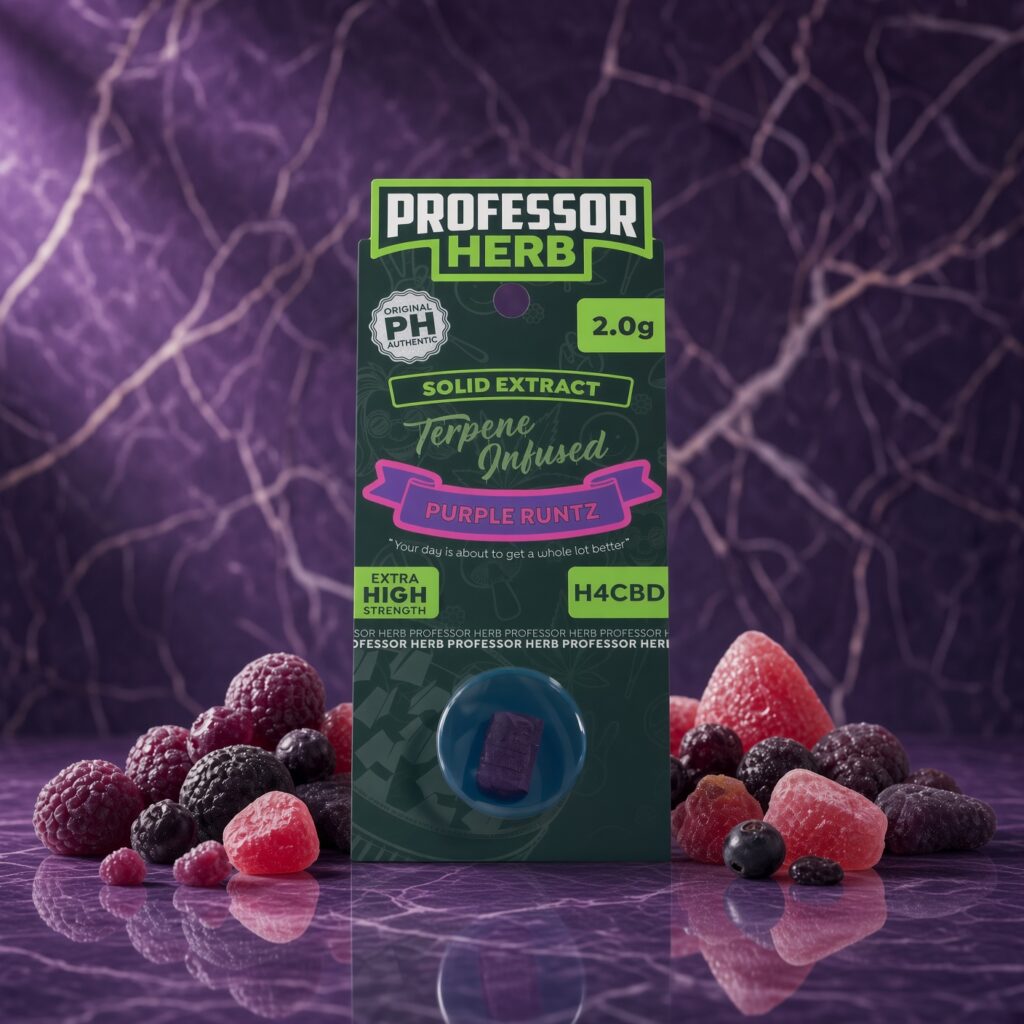 Professor Herb Gold Press H4CBD Solid Extract (2g) - Purple Runtz [LIMITED EDITION]