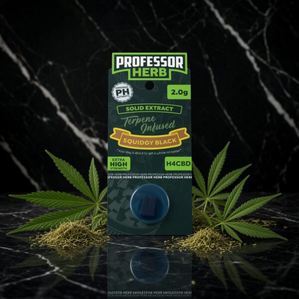 Professor Herb H4CBD Solid Extract 2.0g - Squidgy Black