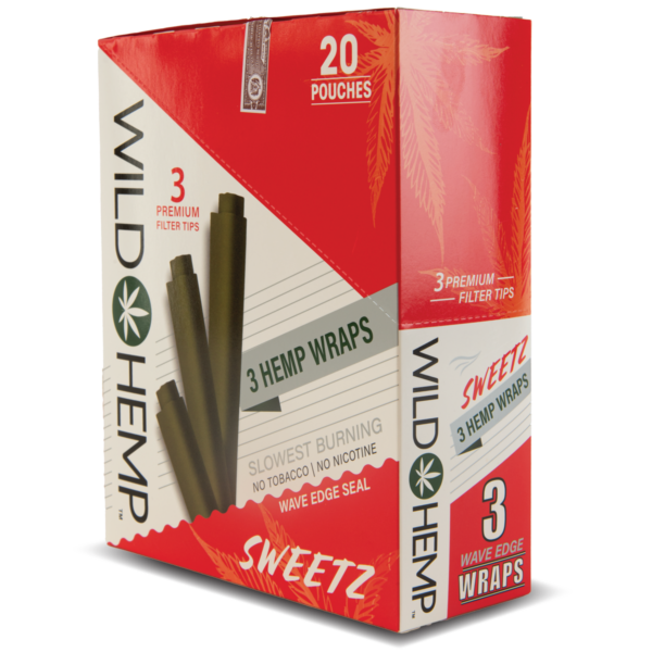 Wild Hemp: 3 Hemp Wraps (20 Pack) — Sweetz